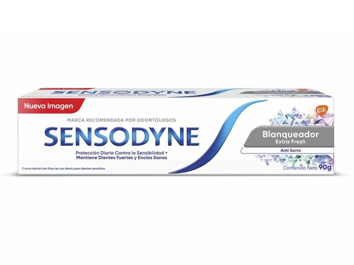 Crema Dental SENSODYNE Blanqueador Extra Fresh 90g