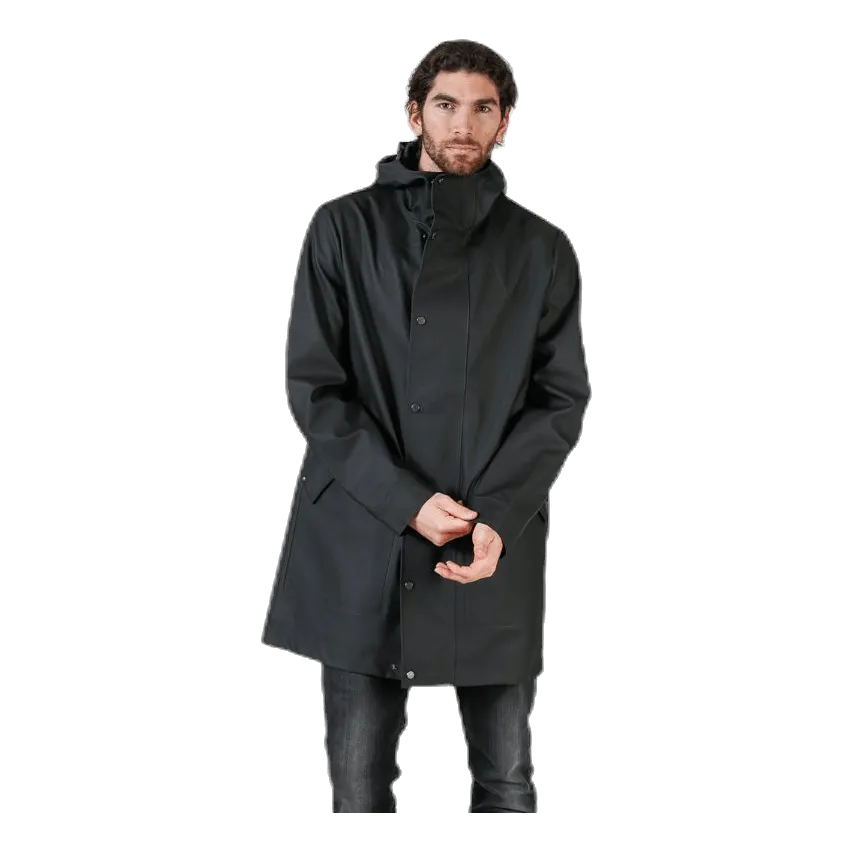 Hunter Original RRub Hunt Coat Black