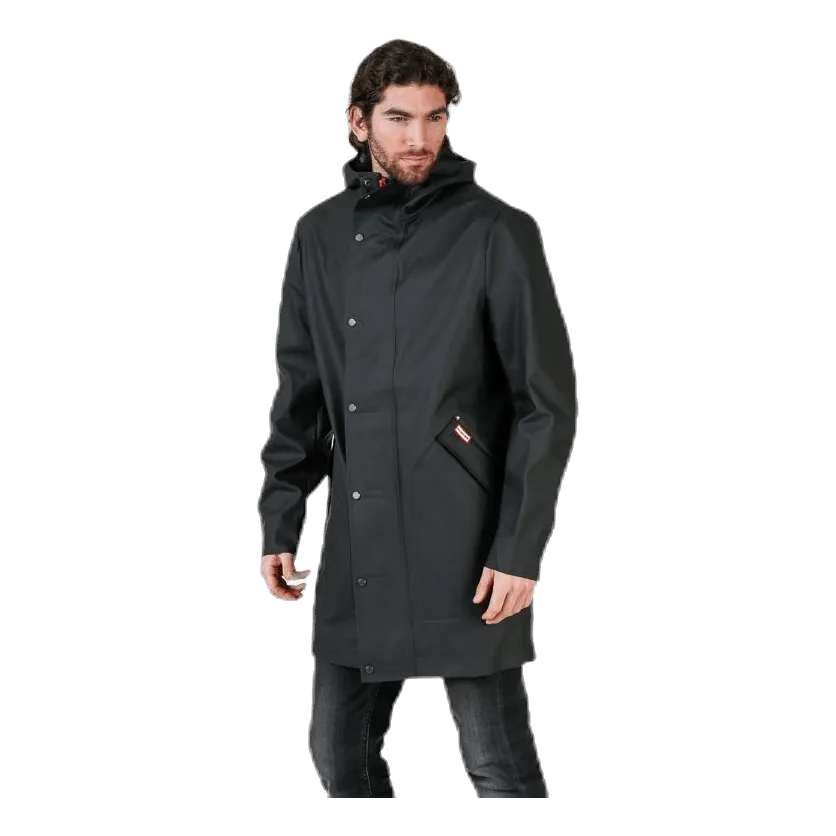 Hunter Original RRub Hunt Coat Black