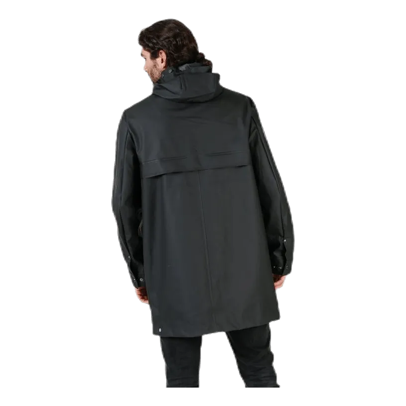 Hunter Original RRub Hunt Coat Black